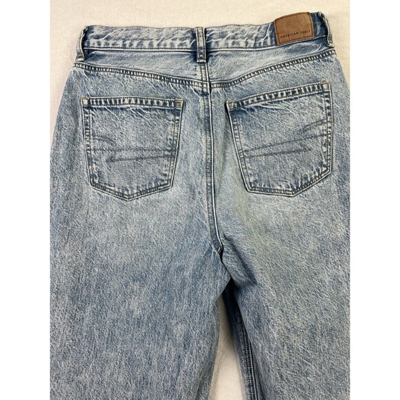 American Eagle Relaxed Mom Jeans Women’s 4 Regular Light Wash 100% Cotton Denim - Picture 6 of 9